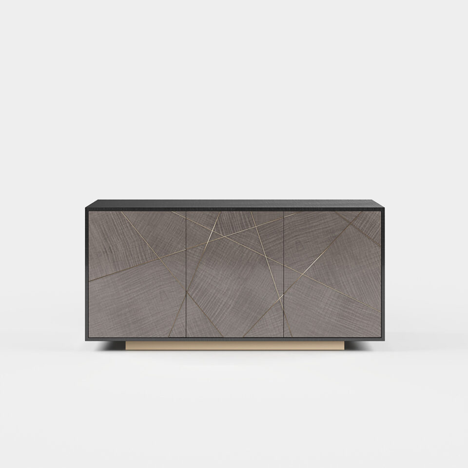 The Three Door Oblique Sideboard