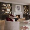 Layer opulence in your home office with the Eclipse Alcove
Unit, which makes use of the negative space surrounding
your fireplace chimney breast, adding to this focal point
with its stunning lines and functional shelving.