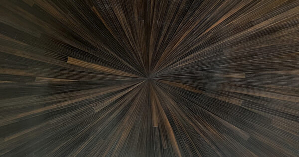 Spotlight On : Marquetry. Straw marquetry doors on the Hudson Sideboard