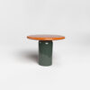 A fun breakfast table part of DAVIDSON’s Wanderlust Collection. This design features the Cylinder base and the the Orbit top