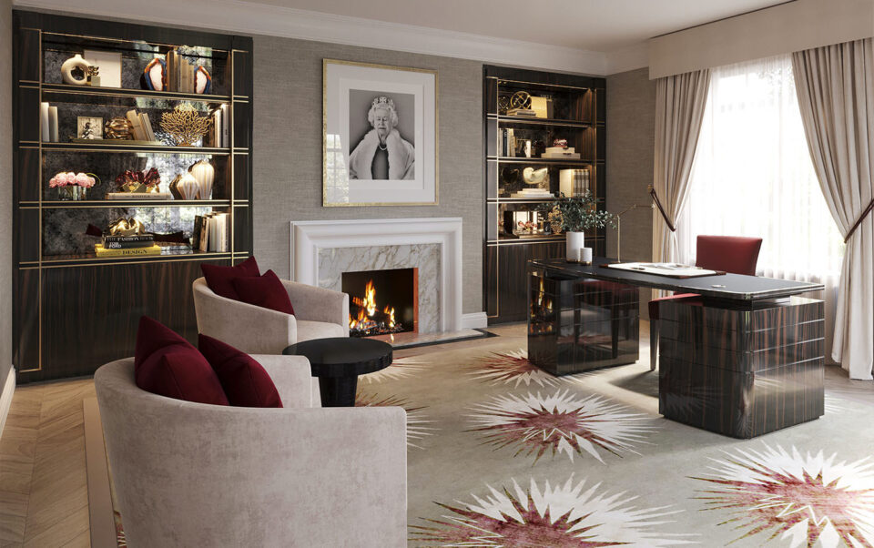 Productivity | The Eclipse Home Office Collection in Macassar ebony