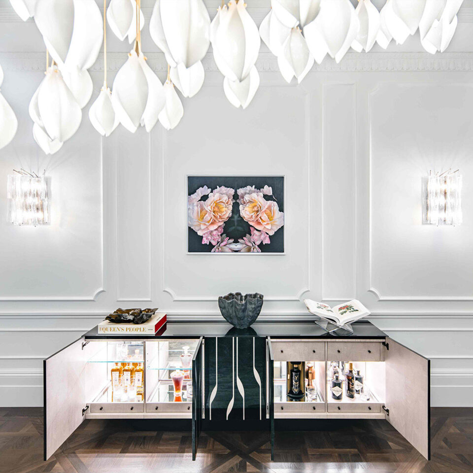 regis drinks cabinet sideboard dining room furniture marquetry