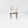Miami Curved Back Dining Chair front on