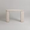 a light Luxury Console Table set on a soft grey background