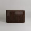 a dark Contemporary Luxury Sideboard on a grey background