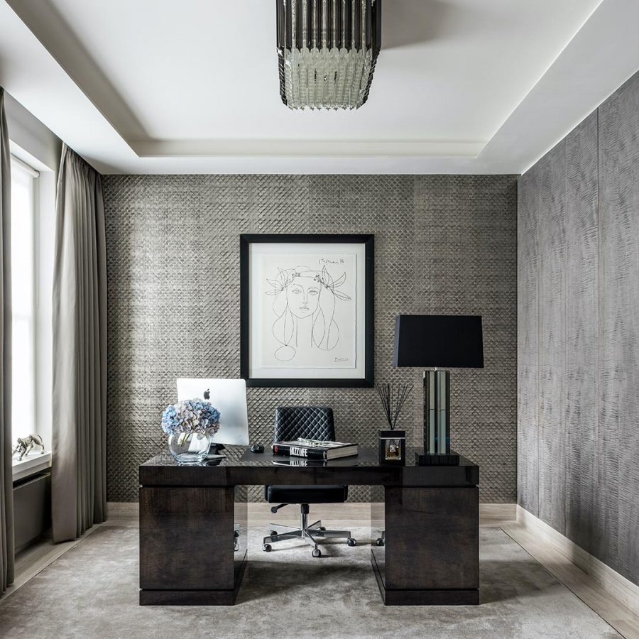 Wellington luxury desk, a Luxury executive office desk in a stunning home office